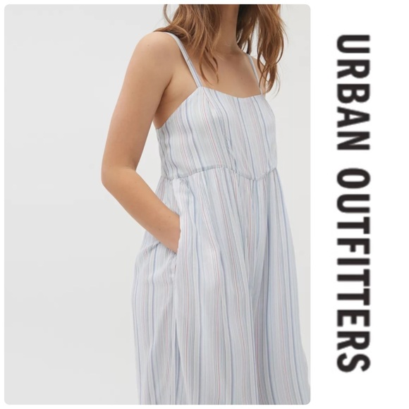 Urban outfitters Taylor Wide Leg Babydoll Jumpsuit - Picture 2 of 4